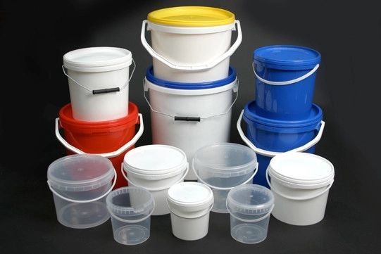 গুণ  1L 2L 3L 4L 5L 10LChemical Bucket With Lid Corrosion Resistant Big Round Plastic Buckets কারখানা
