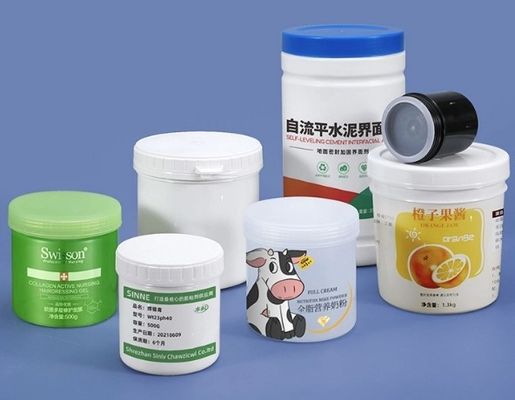 OEM ODM 1-25 লিটার সাদা খাদ্য সঞ্চয় বালতি